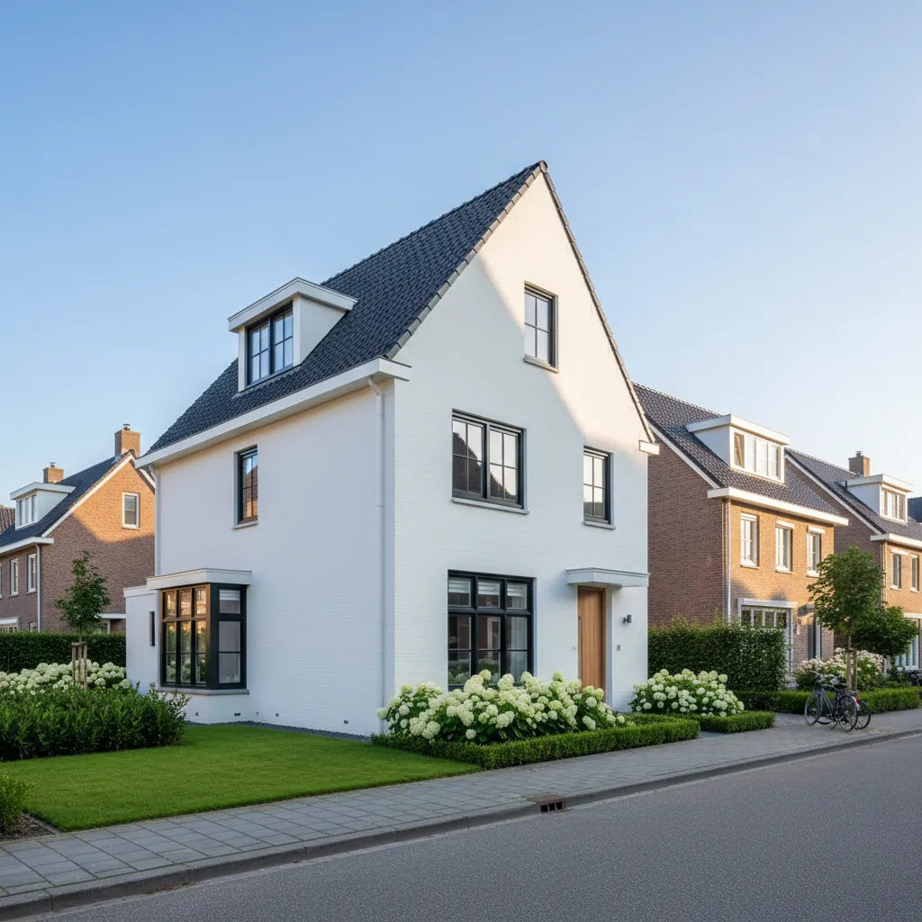 Geschilderd Nederlands woonhuis door Van Beek Schilders